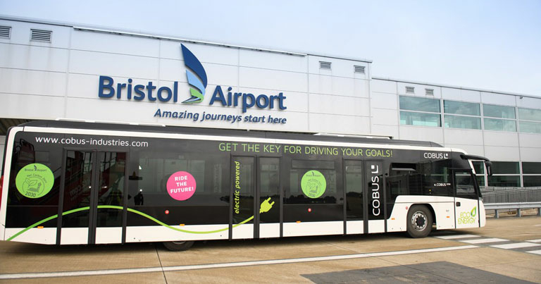 Bristol Airport trials electric airside bus as part of net - Travel News, Insights & Resources.