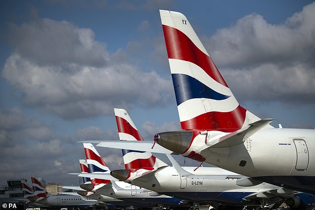Grounded: International Airlines Group, the owner of British Airways, recently released its nine month results showing it making a huge loss, though at €2.62billion