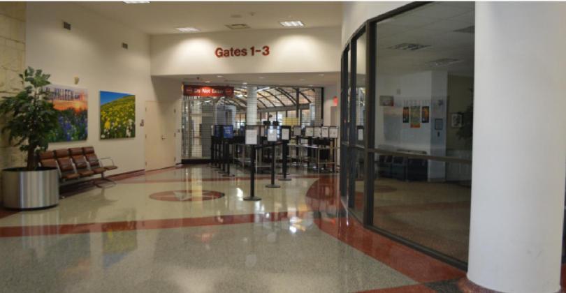 The Killeen-Fort Hood Regional Airport gates were closed down during the early months of the pandemic. MONIQUE BRAND | DISPATCH RECORD