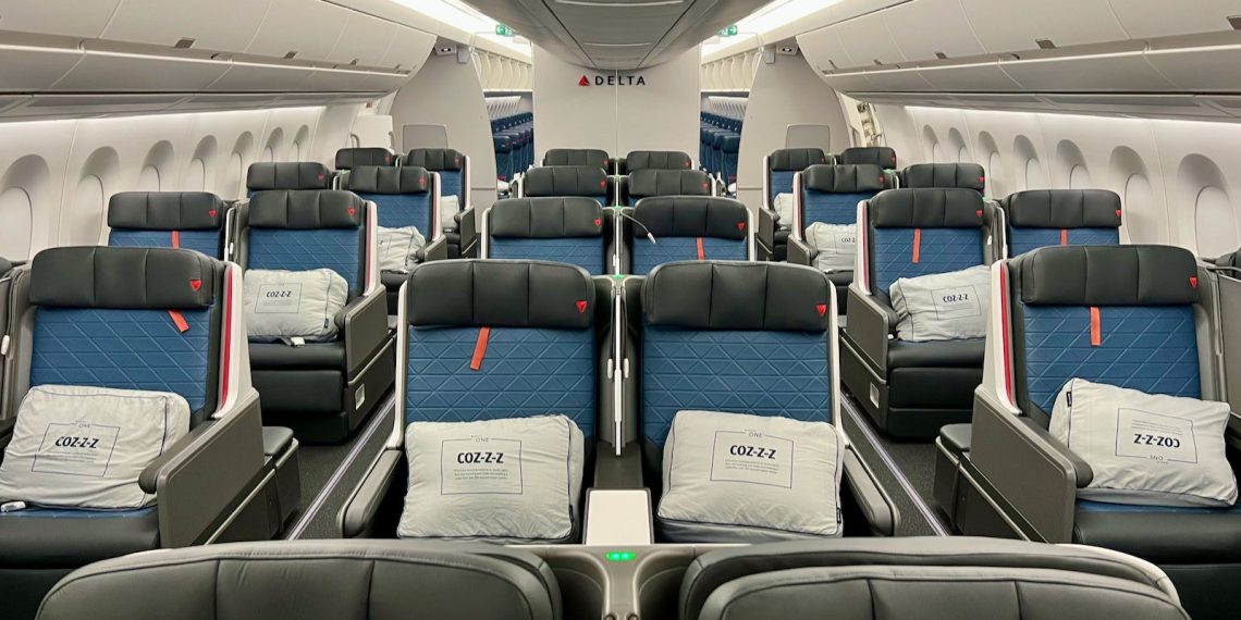 Flying Deltas 1st new Airbus A350 with unique business class cabins - Travel News, Insights & Resources.