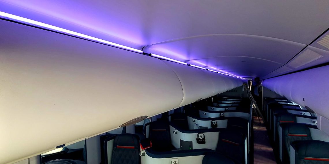 Press Release STG supports Deltas A330 cabin lighting refresh - Travel News, Insights & Resources.