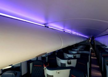 Press Release STG supports Deltas A330 cabin lighting refresh - Travel News, Insights & Resources.