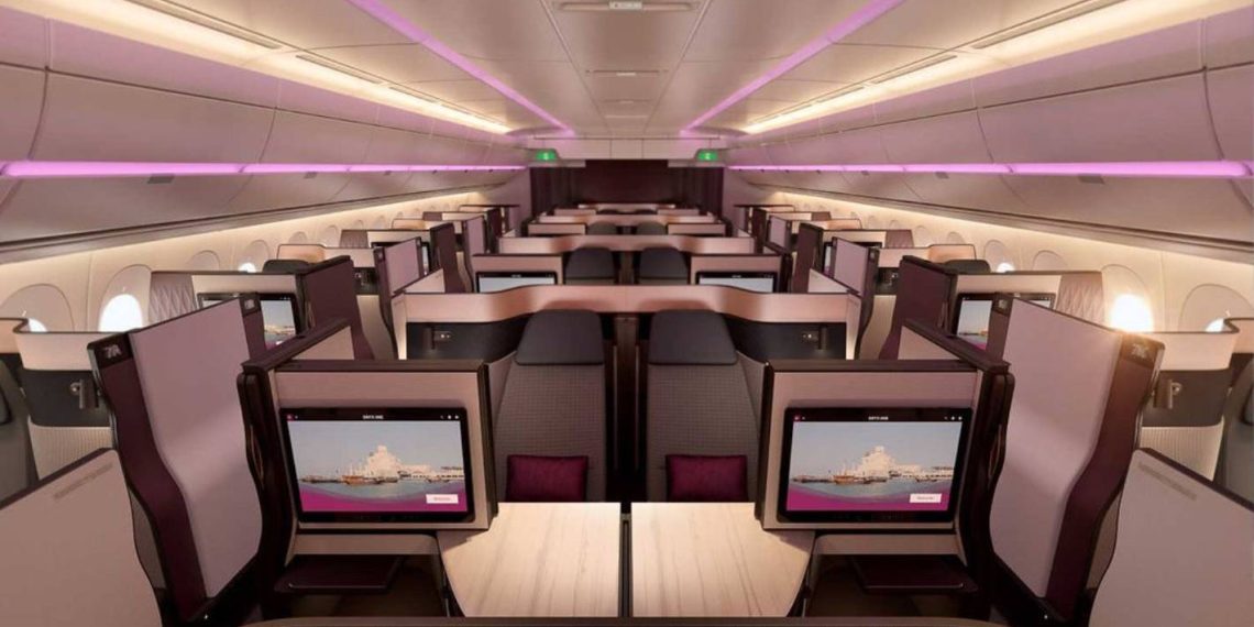 Airline review Qatar Airways Boeing 777 300ER business class Qsuite Melbourne - Travel News, Insights & Resources.