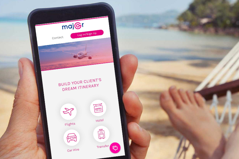 Major Travel reveals new mobile booking tool