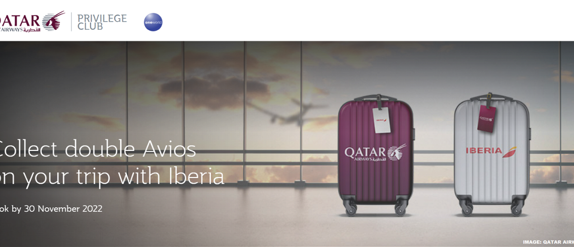 Qatar Airways Double Avios On Iberia Flights September 1 – - Travel News, Insights & Resources.