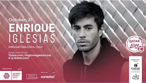 Enrique Iglesias to perform in Doha on Oct 21 - Travel News, Insights & Resources.