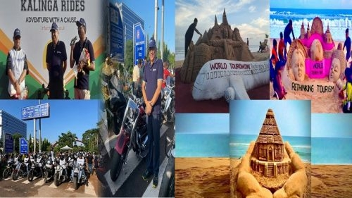 Odisha Rides On Transformative Power Of Tourism Sand Arts Bike - Travel News, Insights & Resources.