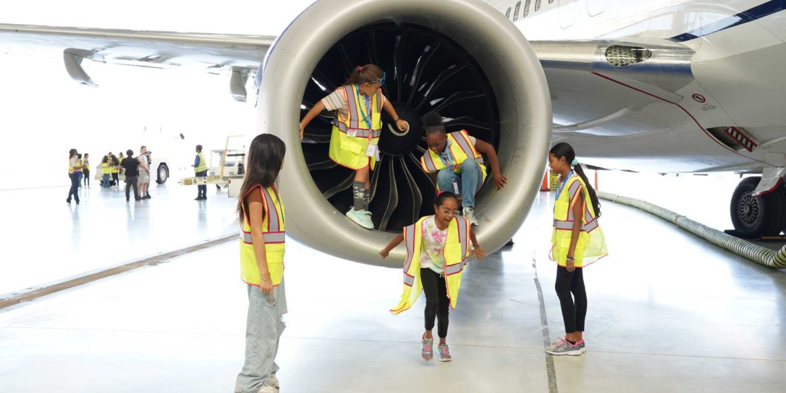 United Airlines in Houston hosts over 30 young women for - Travel News, Insights & Resources.