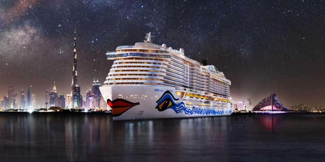 Giant AIDA Cruise Ship Arrives In Dubai for Maiden Call - Travel News, Insights & Resources.