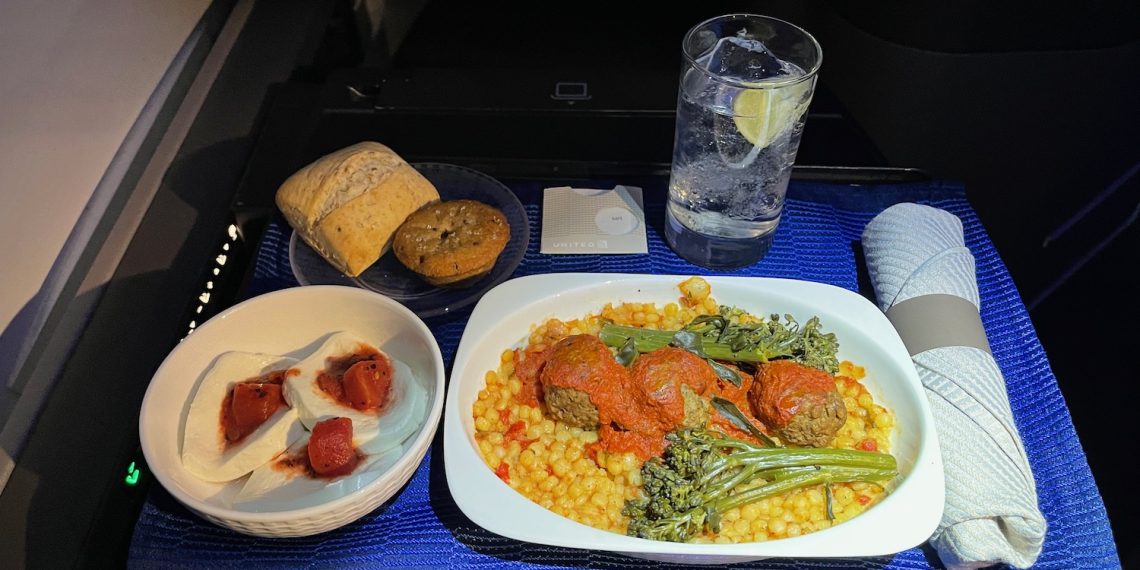 Impossible Meatball Bowl In United Airlines First Class Live - Travel News, Insights & Resources.