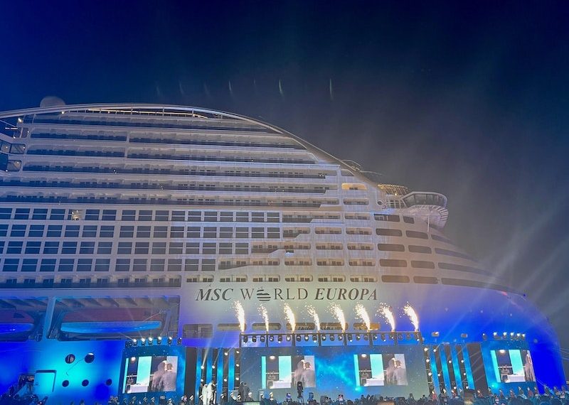 MSC World Europa christened in Doha Cruise Critic - Travel News, Insights & Resources.