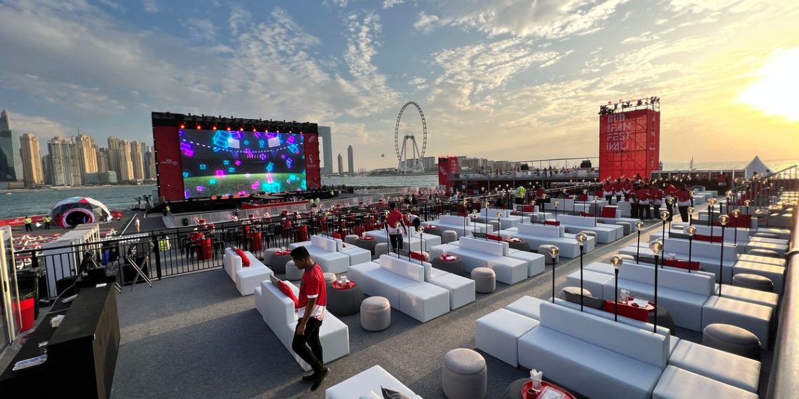 Soccer Fans enjoy World Cup from a distance at Dubai - Travel News, Insights & Resources.
