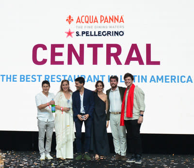 Chefs Virgilio Martínez and Pía León’s Central is named No.1 at Latin America’s 50 Best Restaurants 2022 awards ceremony, sponsored by S.Pellegrino &amp; Acqua Panna