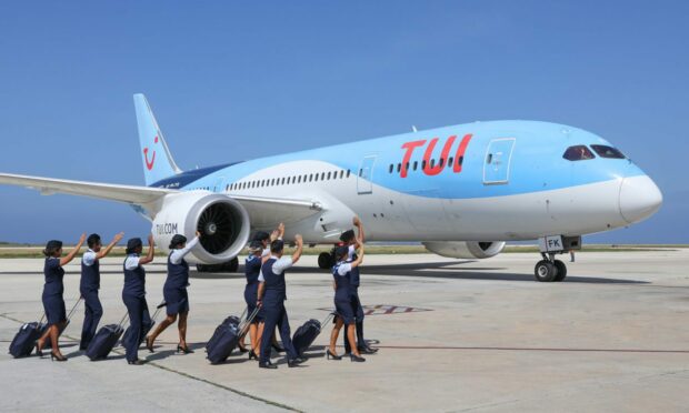 Tui are looking to recruit cabin crew in Aberdeen. Image: Tui.