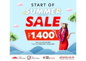 AirAsia India launches Start of Summer Sale with fares starting - Travel News, Insights & Resources.
