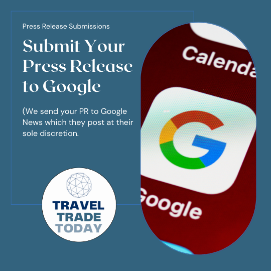 Submit Travel Press Release to Google News!