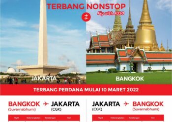 Thai Lion Air Terbang Perdana Kembali Jakarta ke Bangkok – - Travel News, Insights & Resources.