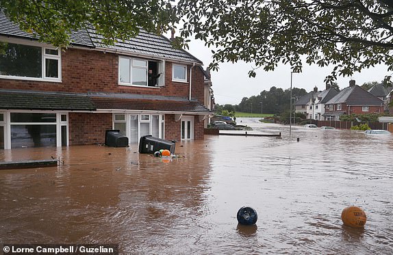 Picture : Lorne Campbell / GuzelianFlooding in Hucknall, Nottinghamshire, on Friday.PICTURE TAKEN ON FRIDAY 20 OCTOBER 2023
