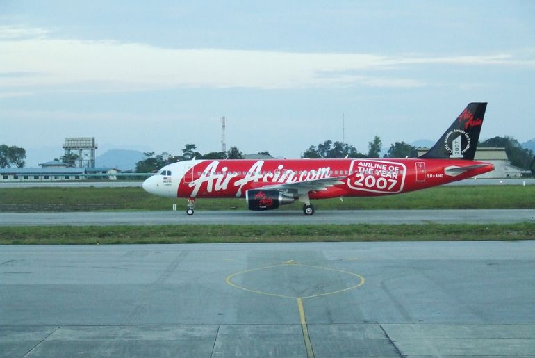 AirAsia Malaysia and India flight