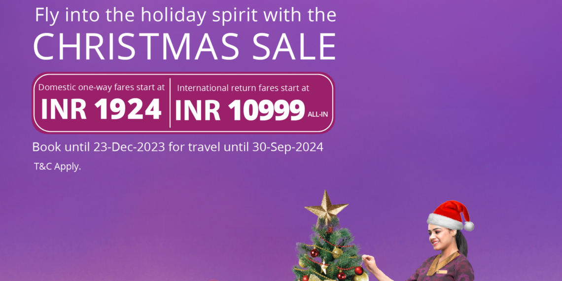 Vistara embraces the holiday spirit with a network wide christmas sale - Travel News, Insights & Resources.