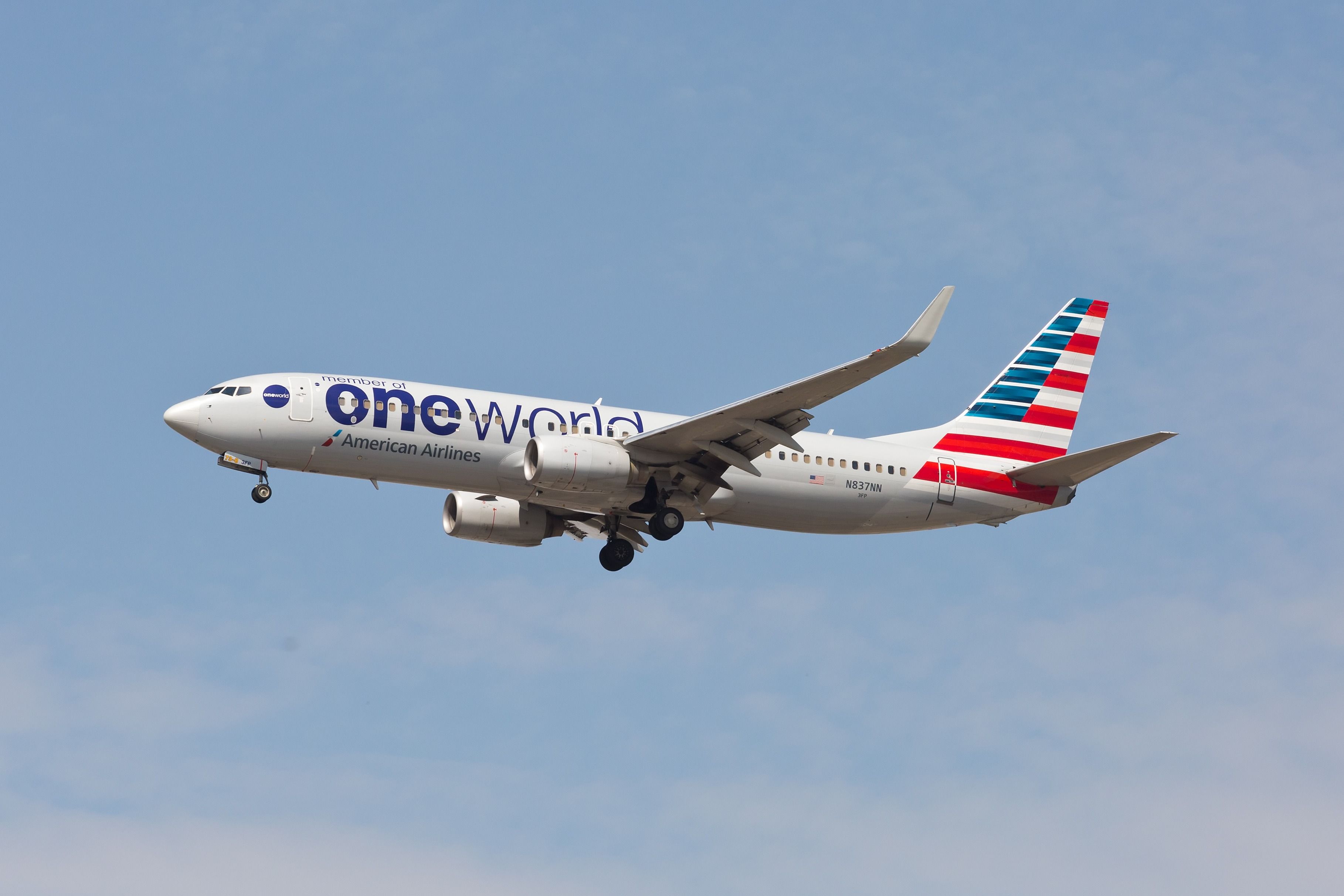 American Airlines (oneworld) Boeing 737-823.