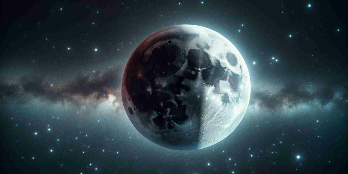 Create a high-definition realistic image of a spectacular night sky event: The Worm Moon Eclipse. This phenomenon consists of a full moon, traditionally known as the 'Worm Moon', being obscured by the shadow of the Earth, resulting in a lunar eclipse. The detailed image includes the detailed texture of the moon's surface, the dark shadow of the Earth creeping across it, and the surrounding stars in the endless cosmos adding to the dramatic ambiance of the scene.
