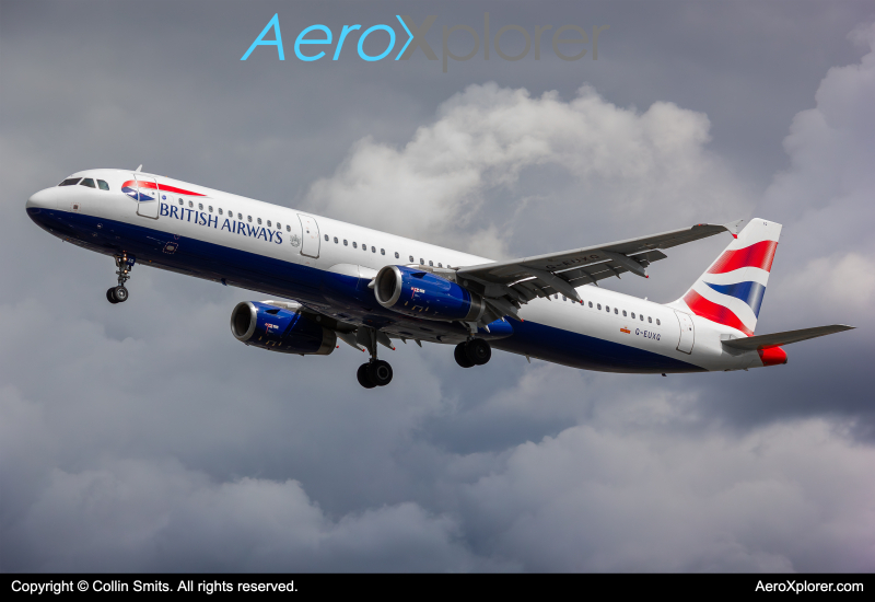 G EUXG British Airways Airbus A321 by Collin Smits AeroXplorer - Travel News, Insights & Resources.