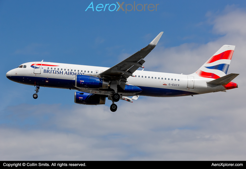 G EUYY British Airways Airbus A320 by Collin Smits AeroXplorer - Travel News, Insights & Resources.