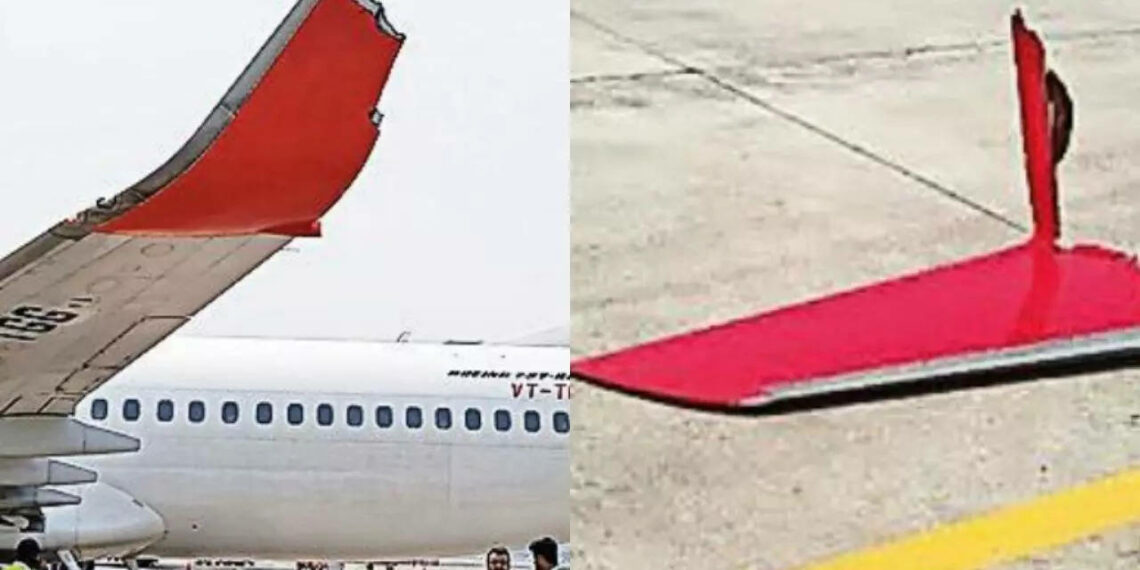 Kolkata airport scare Tip of flights wing fell off - Travel News, Insights & Resources.