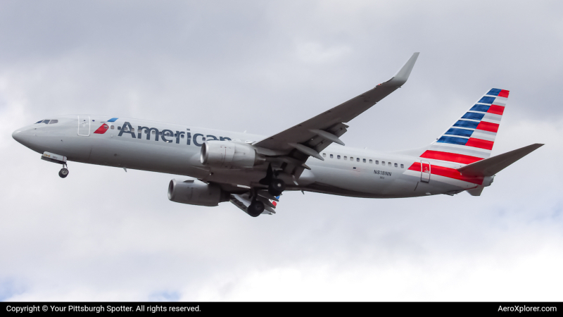 N818NN American Airlines Boeing 737 800 by Your Pittsburgh Spotter - Travel News, Insights & Resources.