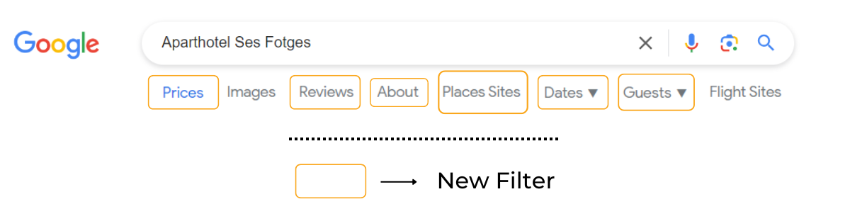 New Filters in google hotel search EU