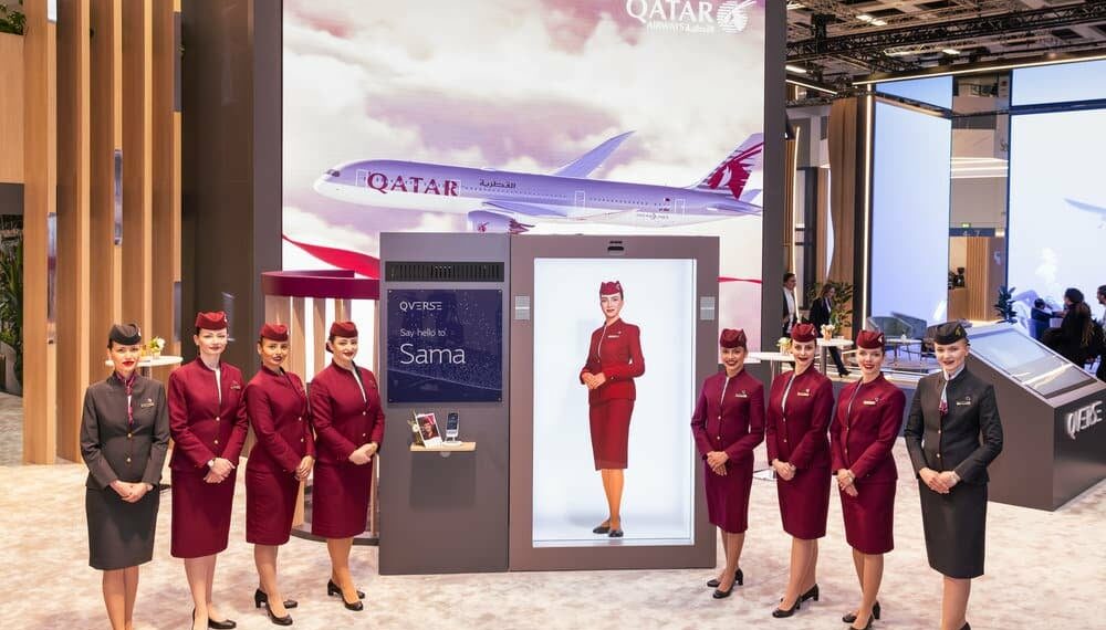 Qatar Airways Develops Holographic AI Cabin Crew Prototype ‘Sama 20 - Travel News, Insights & Resources.