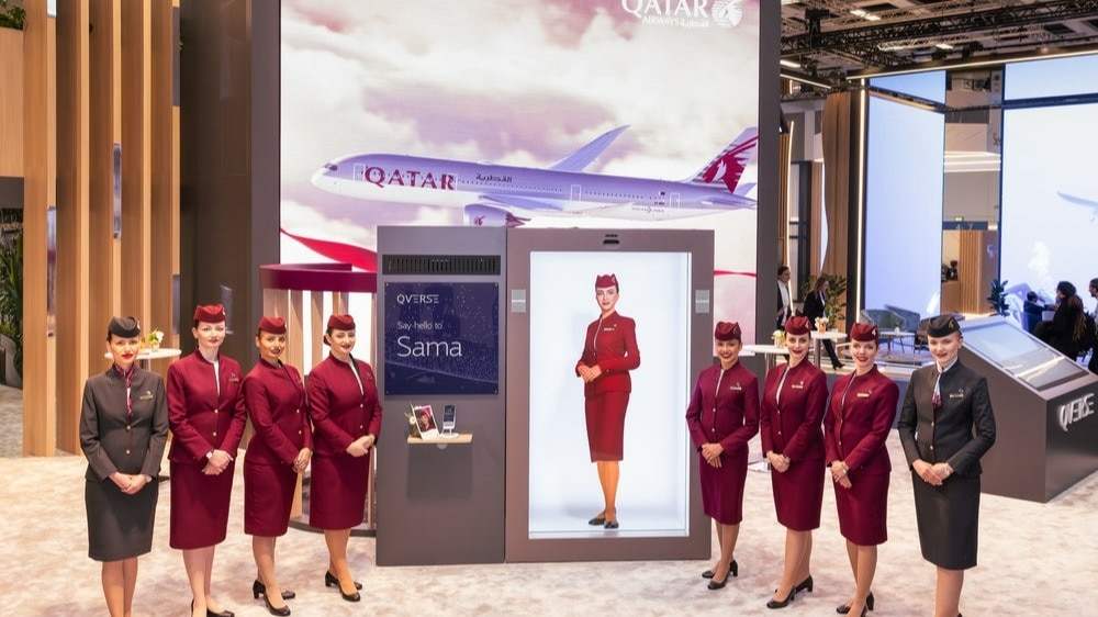 Qatar Airways launches first AI flight attendant Sama 20 - Travel News, Insights & Resources.