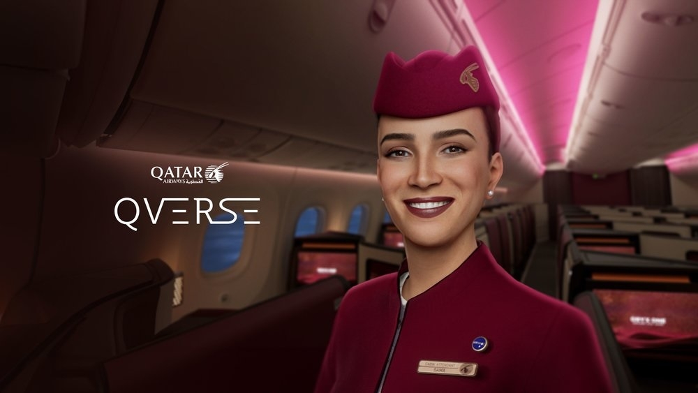 Qatar Airways launches worlds first AI powered cabin crew Sama 20 - Travel News, Insights & Resources.