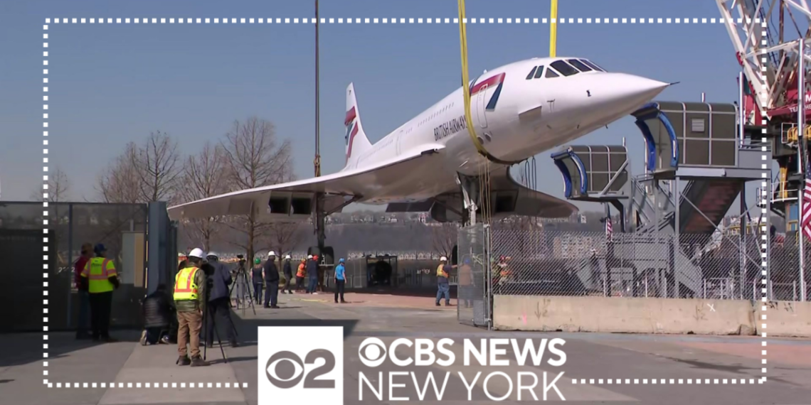 See It British Airways Concorde jet lifted back into place - Travel News, Insights & Resources.