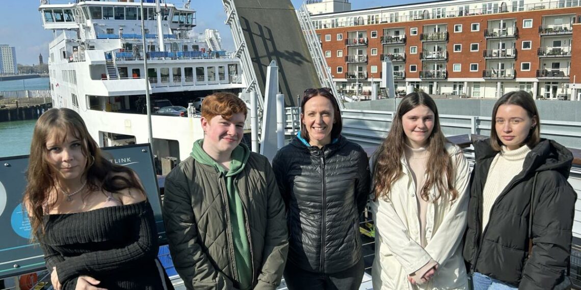 Travel and tourism students gain insight on ferry study day