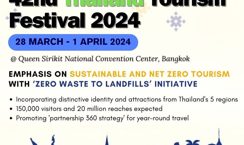 ‘42nd Thailand Tourism Festival at QSNCC Bangkok highlights Pattaya - Travel News, Insights & Resources.