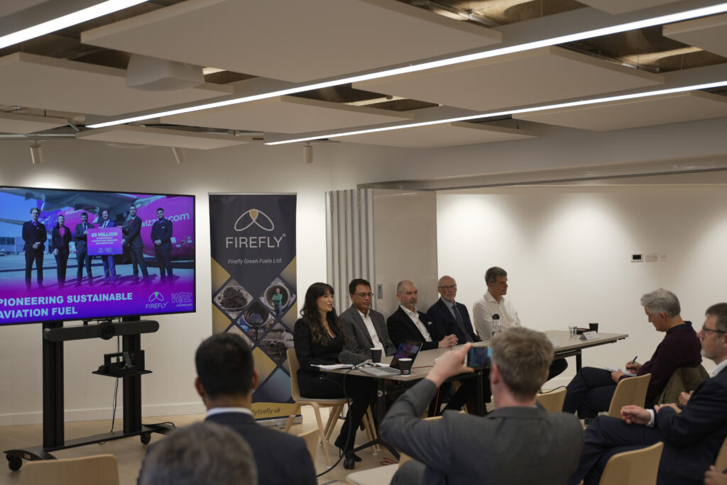 Yvonne Moynihan, Corporate and ESG Officer, Wizz Air at Firefly’s 11 April press conference. Image: Firefly