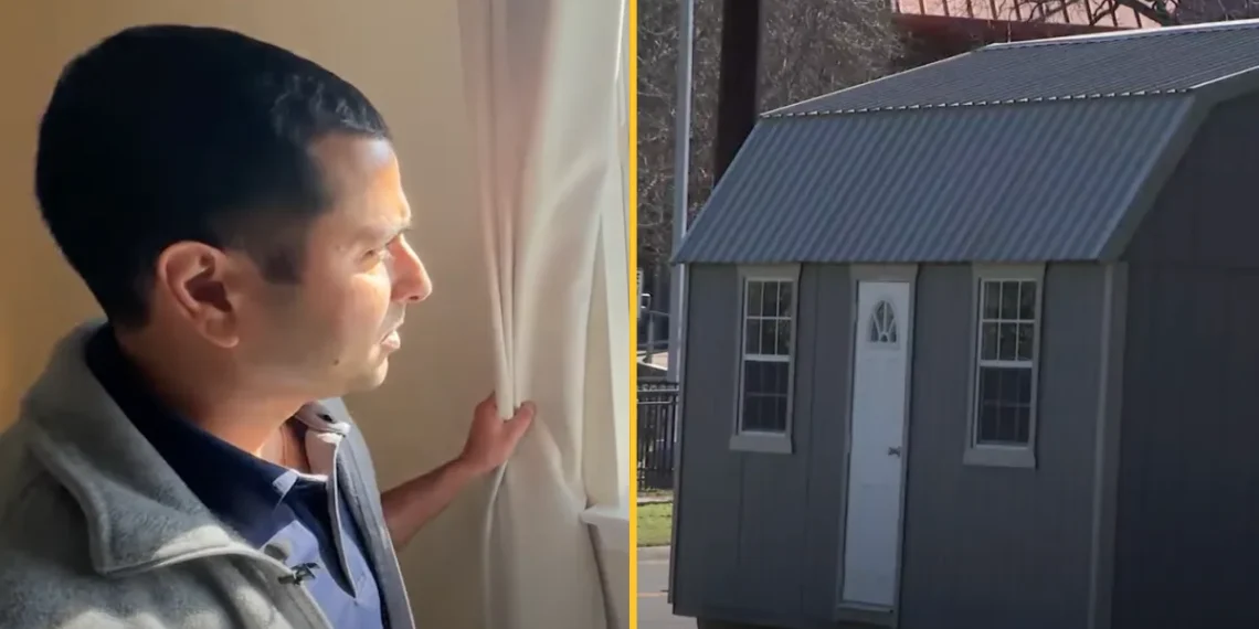 Airbnb owner finds tiny home on his land with man.webp - Travel News, Insights & Resources.