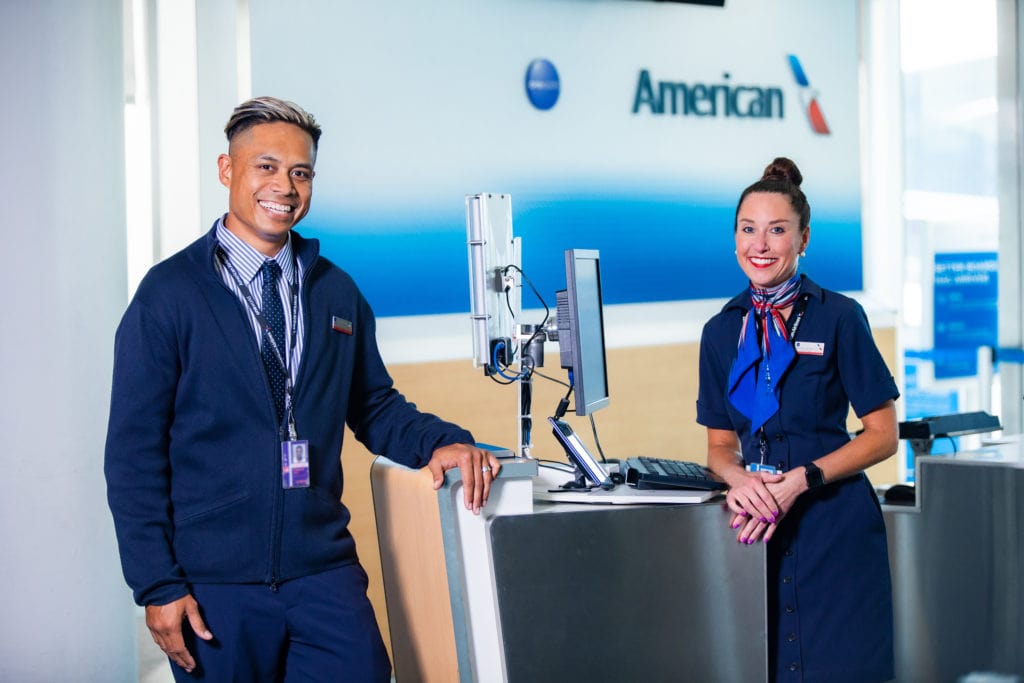 American Airlines Gate agents at ticket counter - Travel News, Insights & Resources.