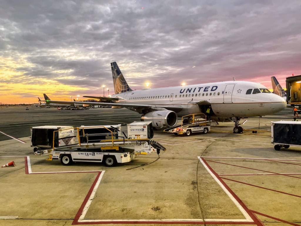 United Airlines ramp