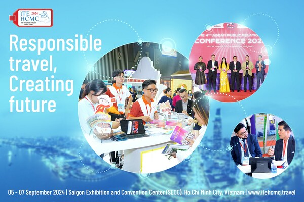ITE HCMC 2024 – the largest international tourism event in Vietnam and Mekong sub-region will happen from 05 – 07 September at Saigon Exhibition and Convention Center (SECC), Ho Chi Minh City, Vietnam.