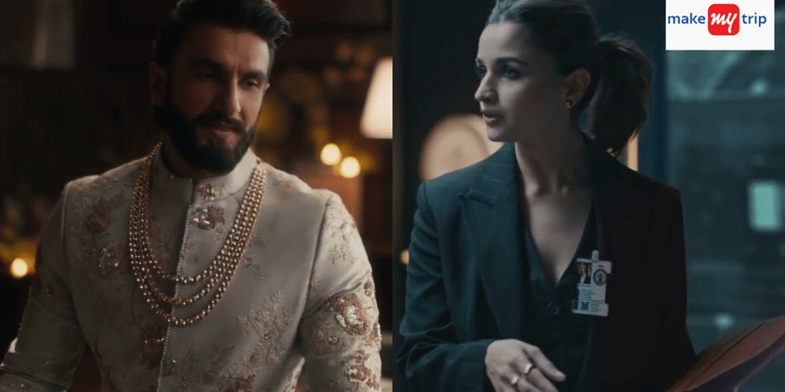 MakeMyTrip launches new films ft Ranveer Singh and Alia Bhatt - Travel News, Insights & Resources.