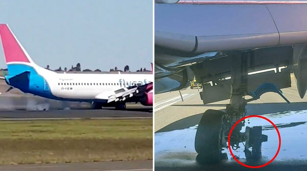 Moment Boeing 737 loses wheel during takeoff causing smoke to - Travel News, Insights & Resources.