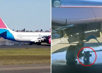 Moment Boeing 737 loses wheel during takeoff causing smoke to - Travel News, Insights & Resources.