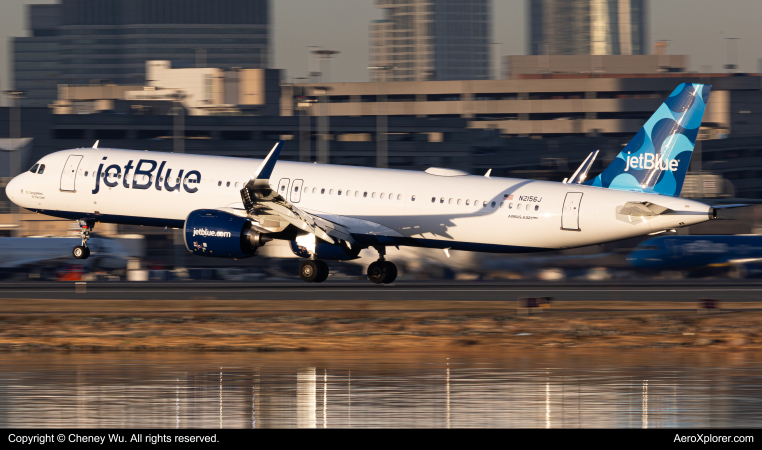 N2156J JetBlue Airways Airbus A321NEO by Cheney Wu AeroXplorer - Travel News, Insights & Resources.