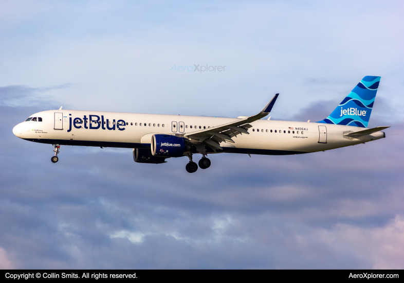 N4064J JetBlue Airways Airbus A321LR by Collin Smits AeroXplorer - Travel News, Insights & Resources.
