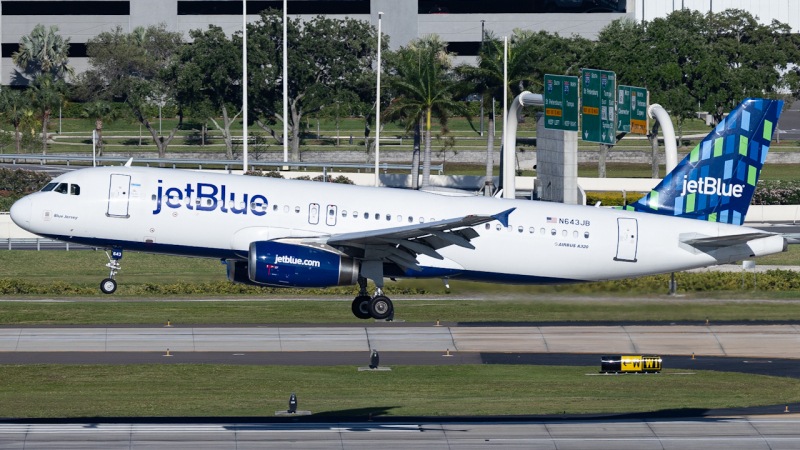 N643JB JetBlue Airways Airbus A320 by Nathan Francois AeroXplorer - Travel News, Insights & Resources.