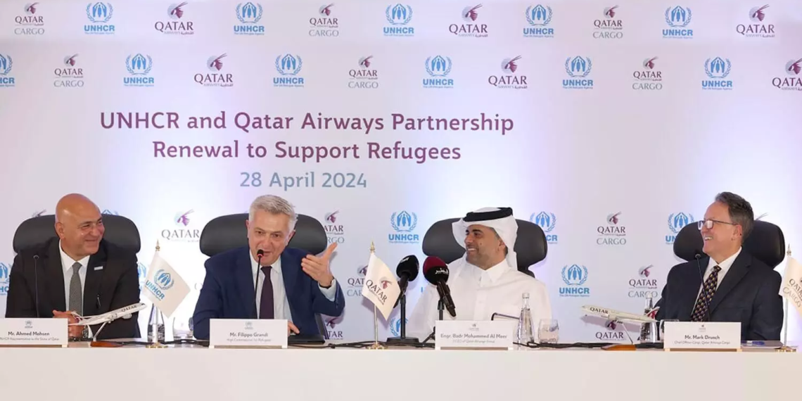 Qatar Airways renews partnership with UNHCR for relief shipments.webp - Travel News, Insights & Resources.