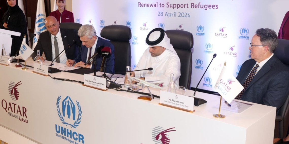 Qatar Airways renews partnership with UNHCR to support communities in - Travel News, Insights & Resources.